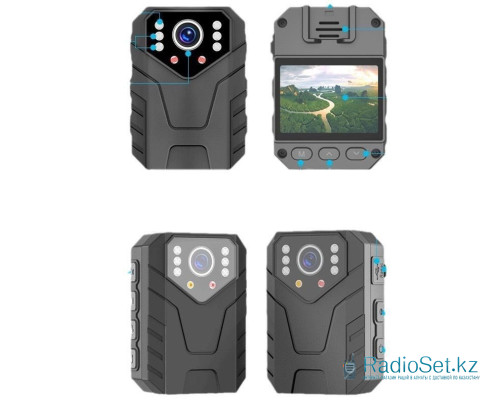 Нагрудная камера видеорегистратор P120 4K WiFi